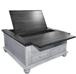 Cranes Beach Square Storage Cocktail Table
