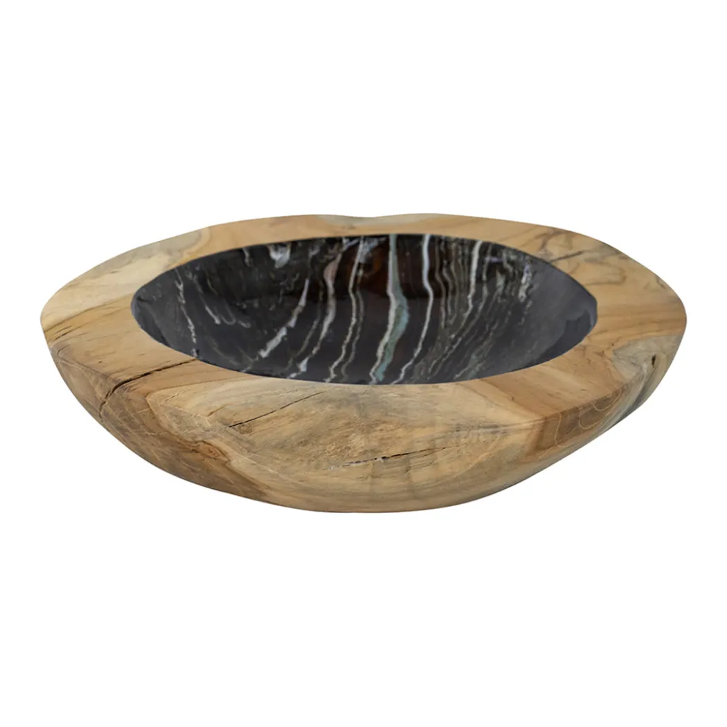 Decorative Teak Bowl