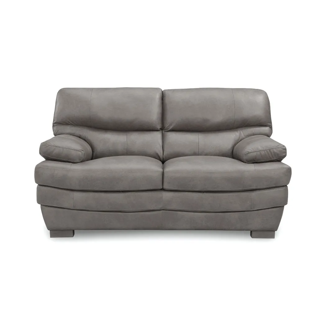 Denver Leather Loveseat