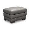 Denver Leather Ottoman