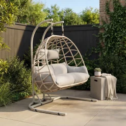 Double Basket Rope Chair