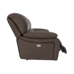 Dylan Leather Power Loveseat with Console