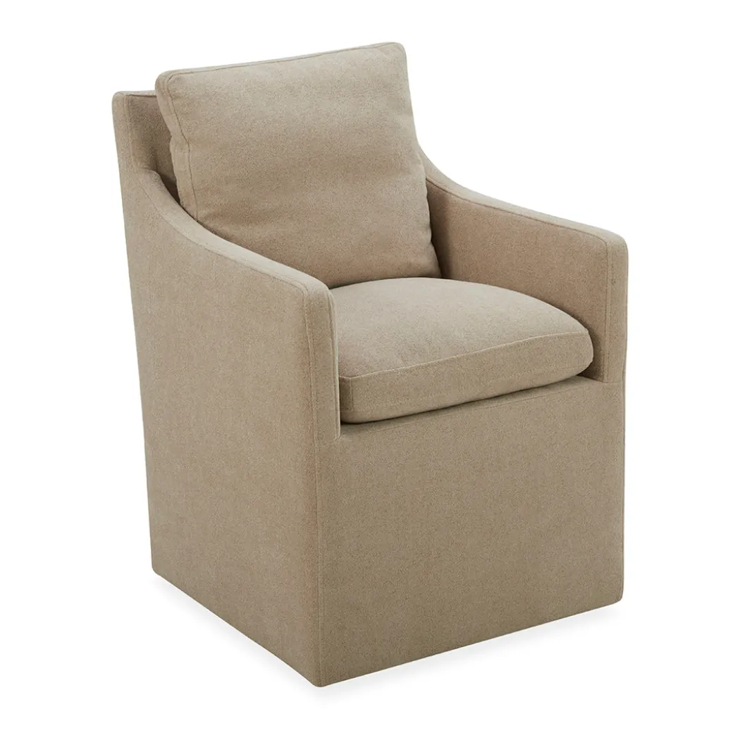Elite Upholstered Dining Arm Chair