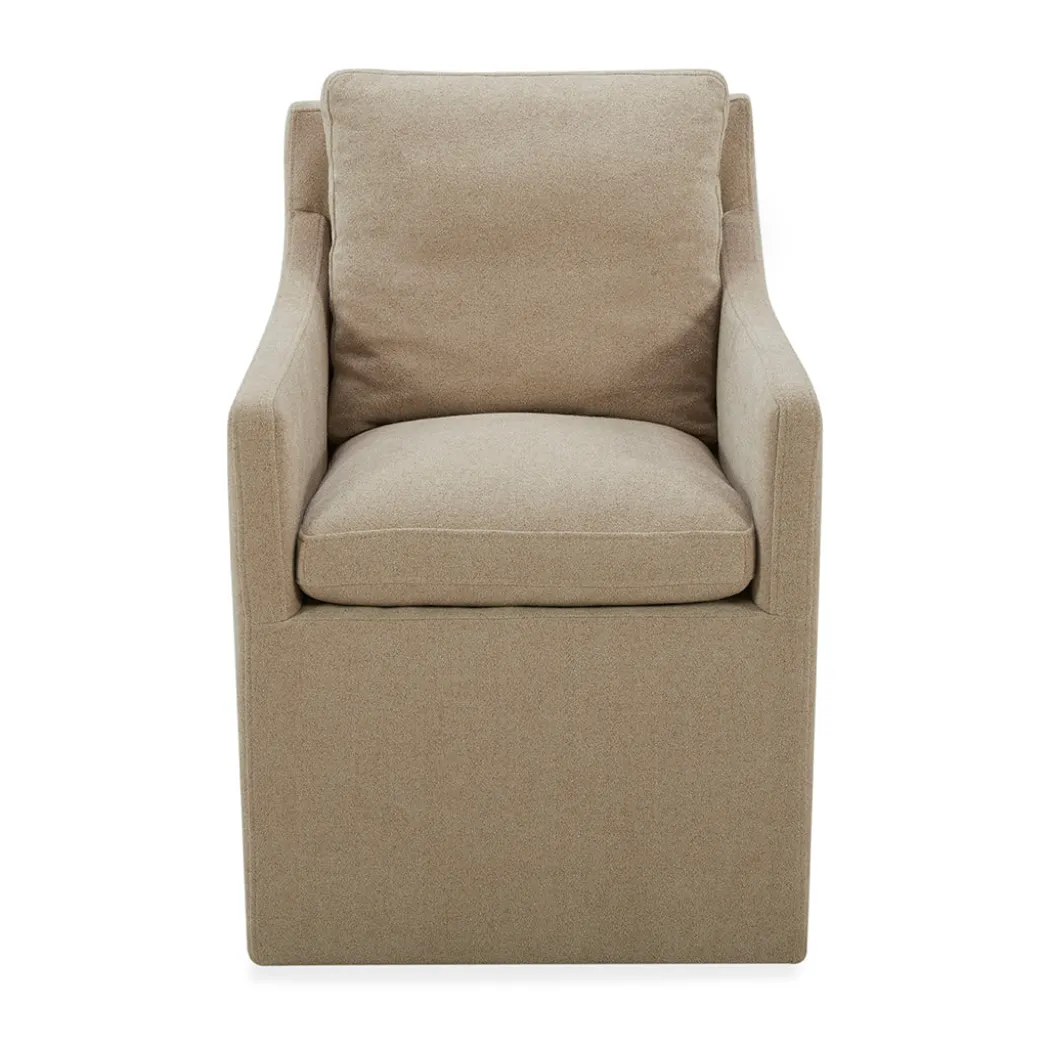 Elite Upholstered Dining Arm Chair