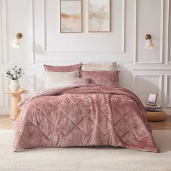 Felicia Reversible Velvet Comforter Set
