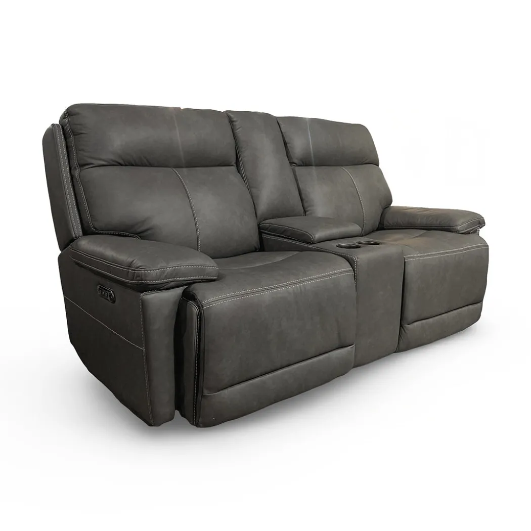 Fletcher Power Reclining Loveseat with Console