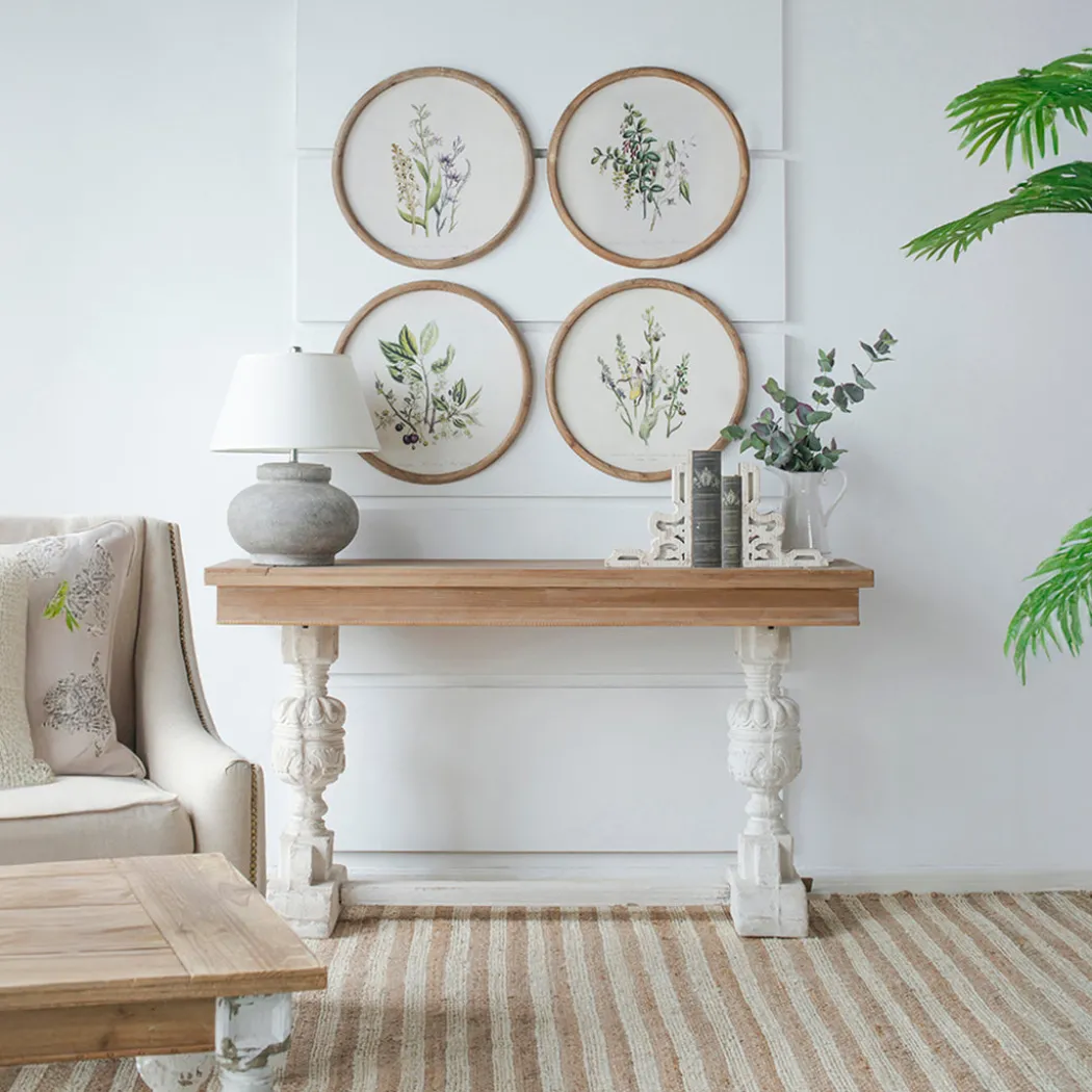 Flora Round Prints (Set of 4)