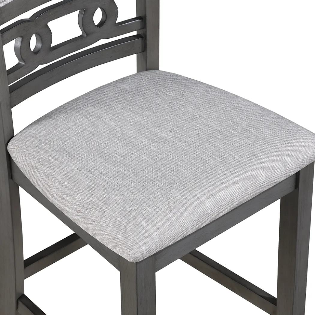 Gia Counter Height Chair - Grey