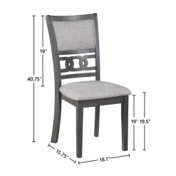 Gia Dining Chair - Grey
