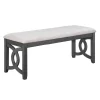 Gia Links Grey Dining Bench