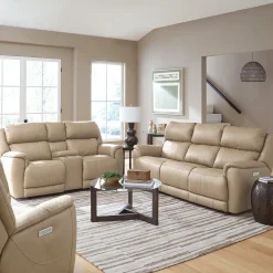 Grace Leather Zero-G Power Reclining Loveseat