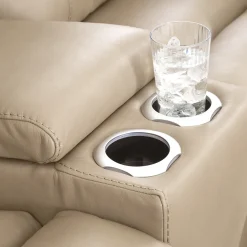 Grace Leather Zero-G Power Reclining Loveseat