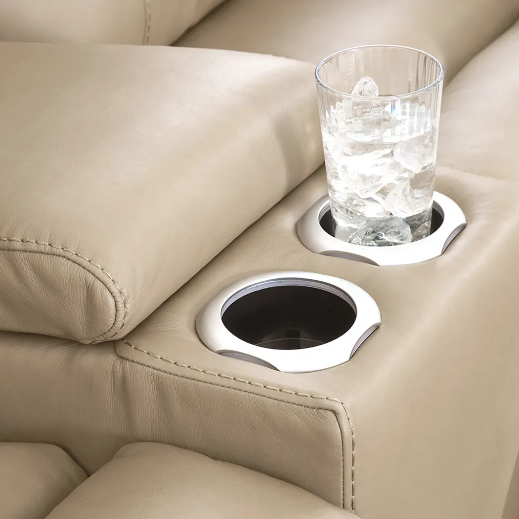 Grace Leather Zero-G Power Reclining Loveseat