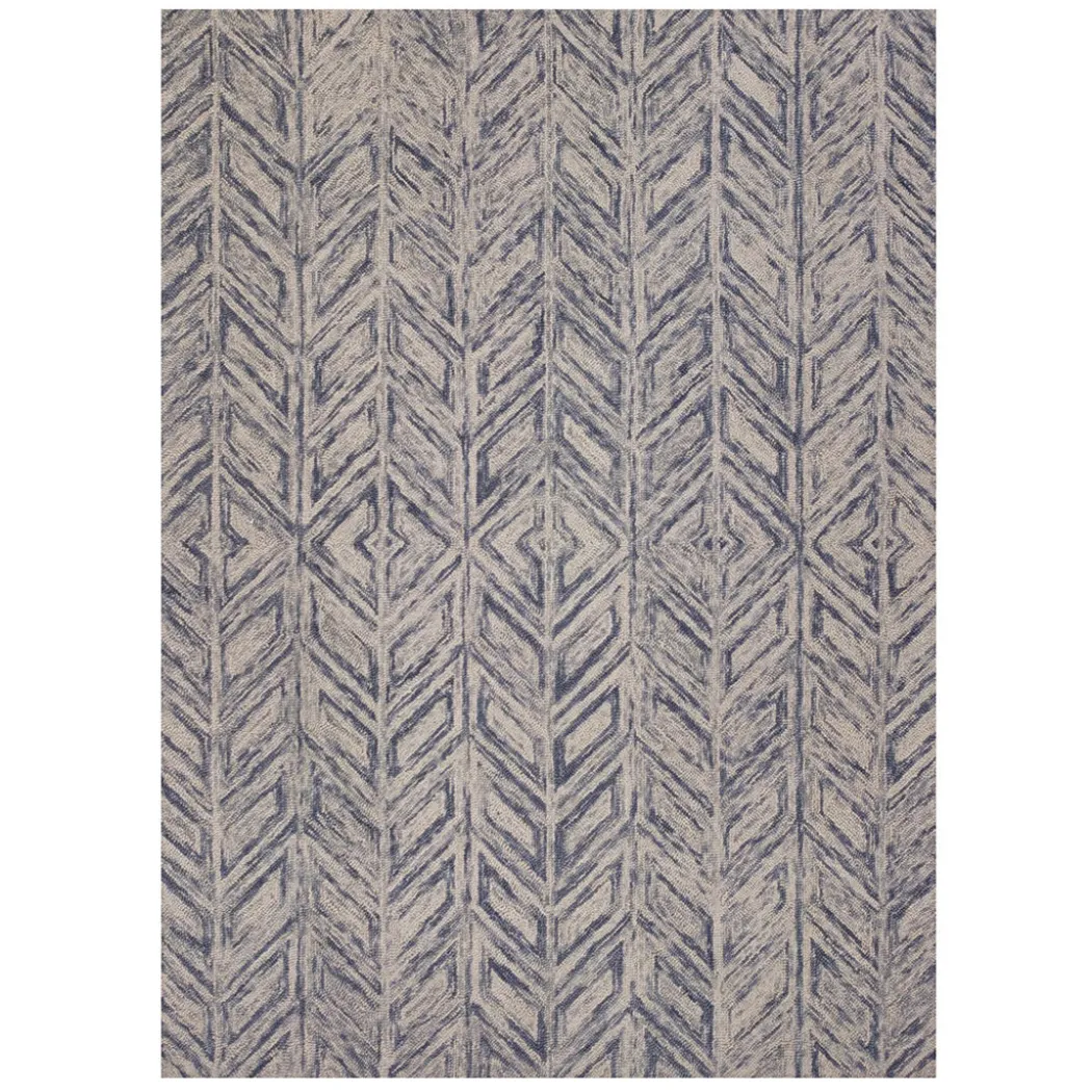 Gramercy Blue Heather Herringbone