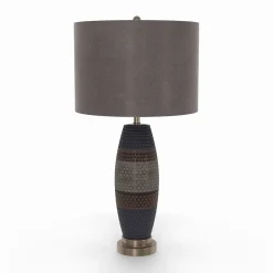 Hammered Ceramic Table Lamp