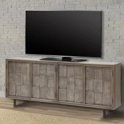 Ivory Bay Media Console - 78 Inches
