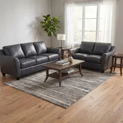 Josh Leather Loveseat