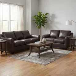 Josh Leather Loveseat