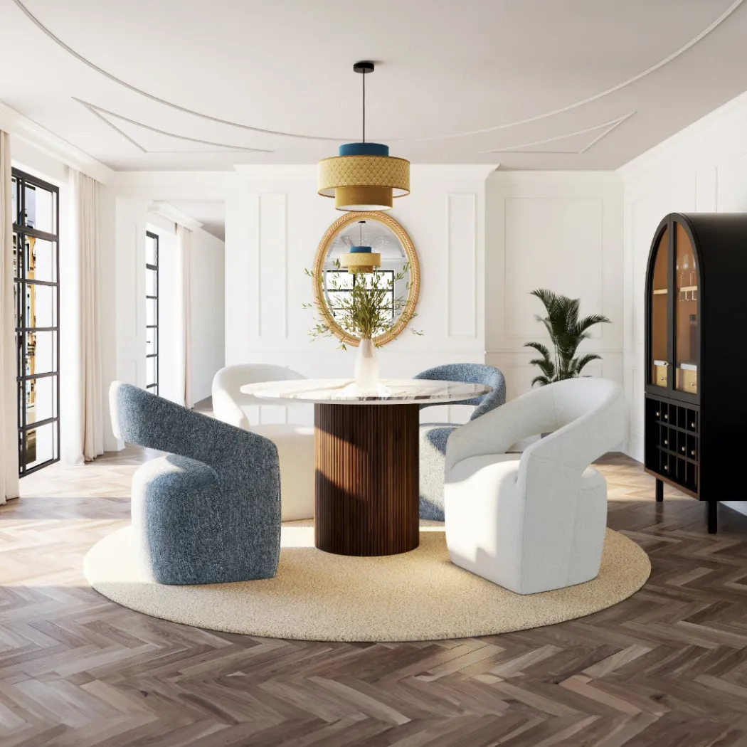 Kaleidoscope Pedestal Dining Table