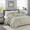 Keaton Cream Coverlet Set