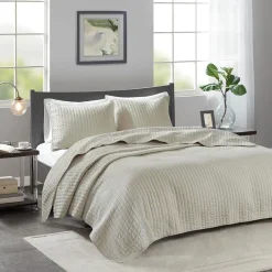 Keaton Cream Coverlet Set