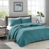 Keaton Teal Coverlet Set