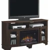 La Salle TV Stand with Fireplace Insert