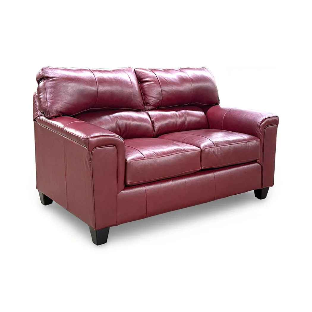 Lacey Leather Loveseat
