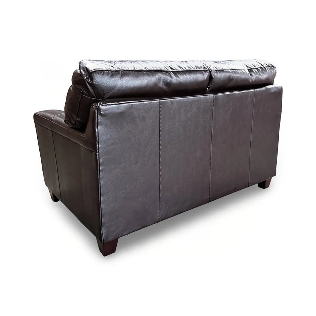 Lacey Leather Loveseat