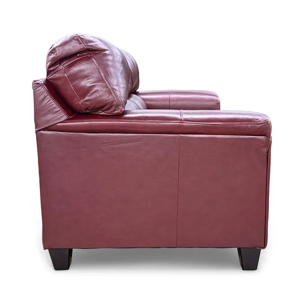 Lacey Leather Loveseat