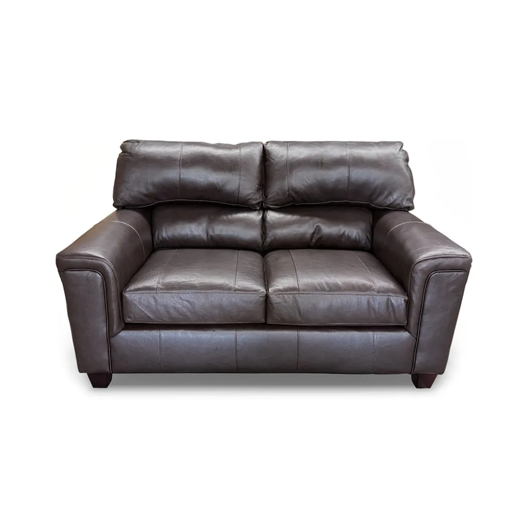 Lacey Leather Loveseat
