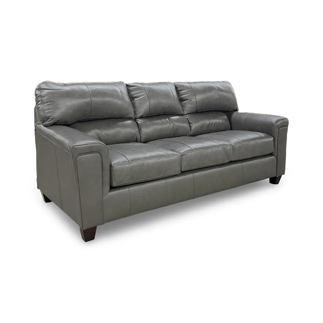 Lacey Leather Sofa and Loveseat