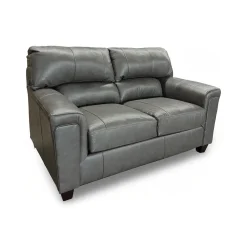 Lacey Leather Sofa and Loveseat