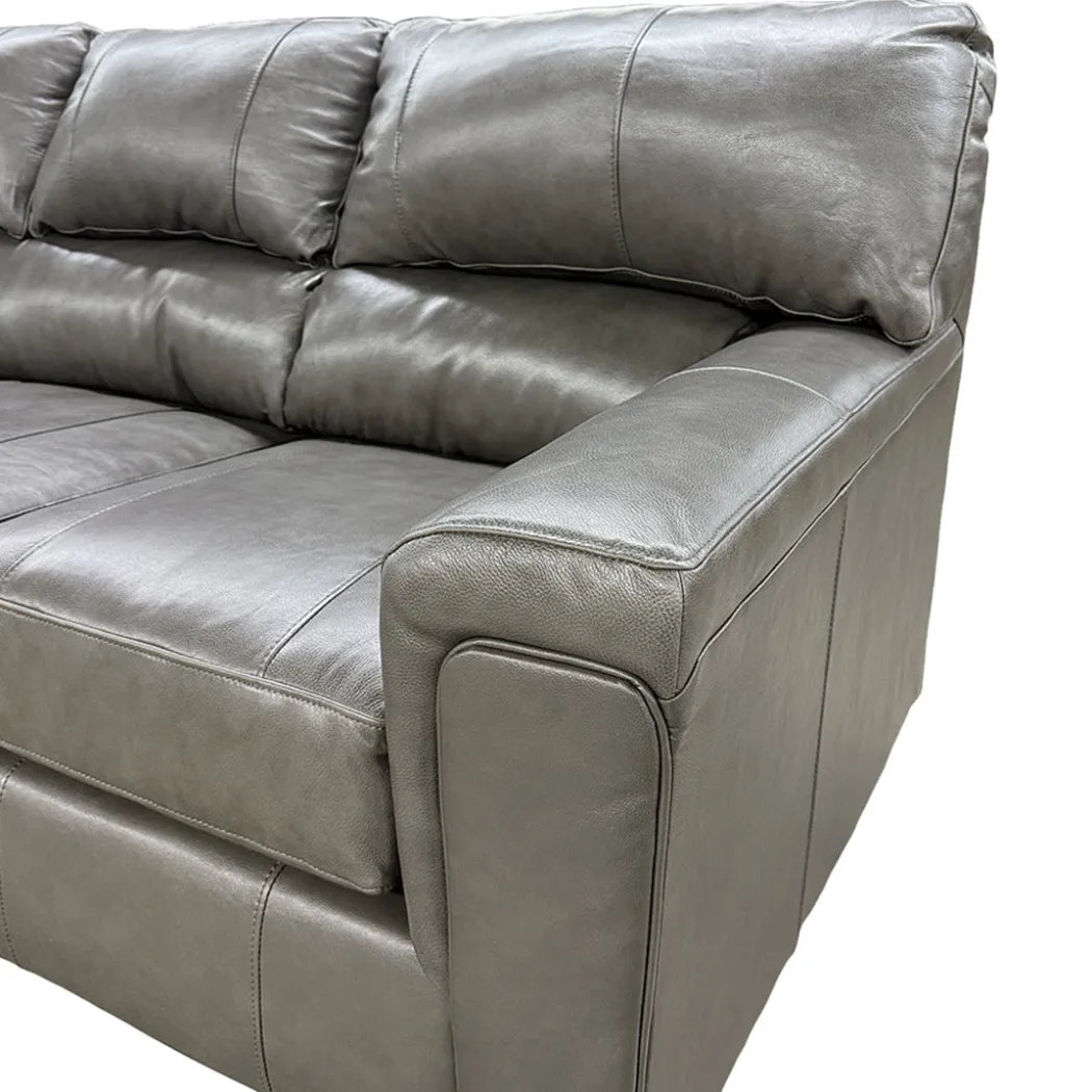 Lacey Leather Sofa and Loveseat