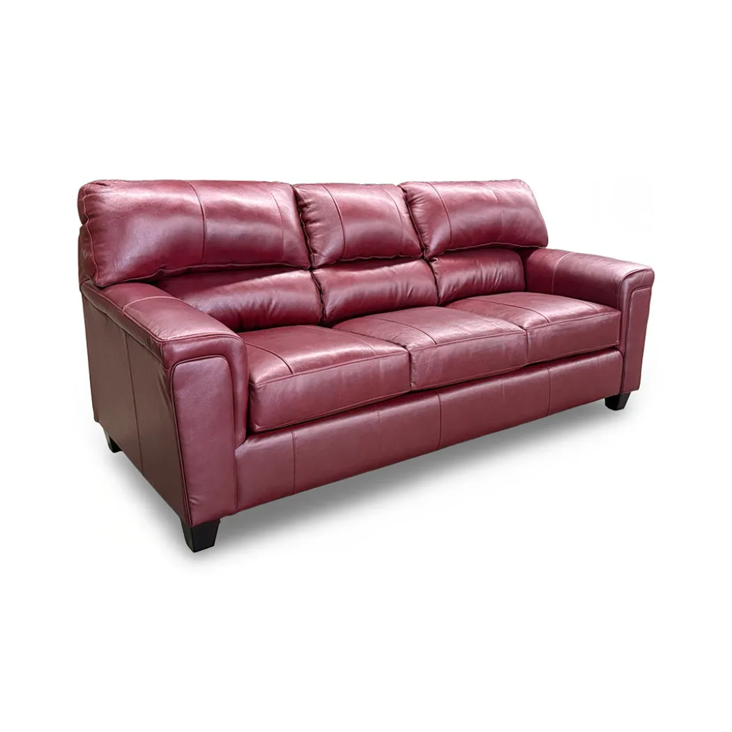 Lacey Leather Sofa and Loveseat