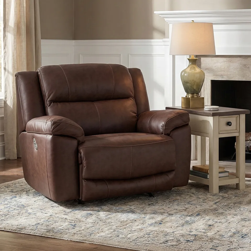 Lancaster Chair and a Half Power Recliner
