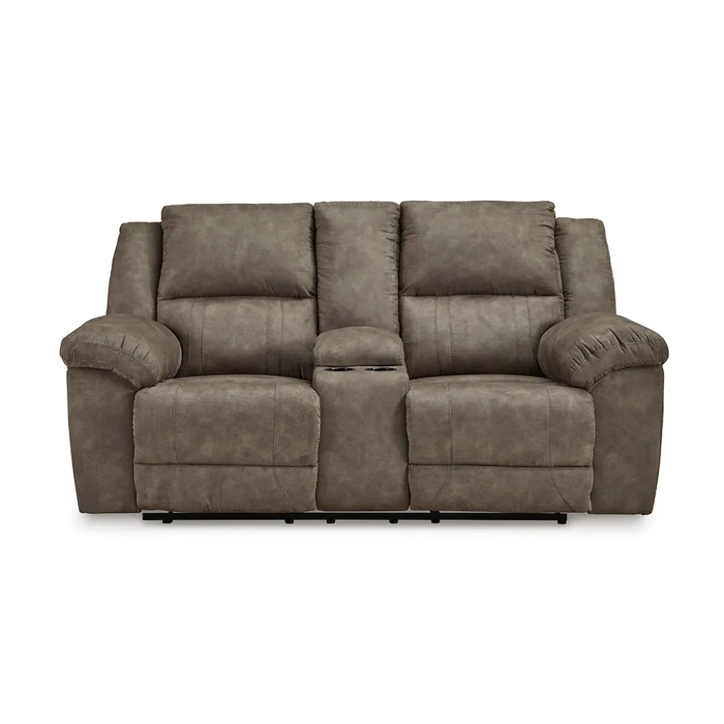 Laresview Reclining Loveseat with Console