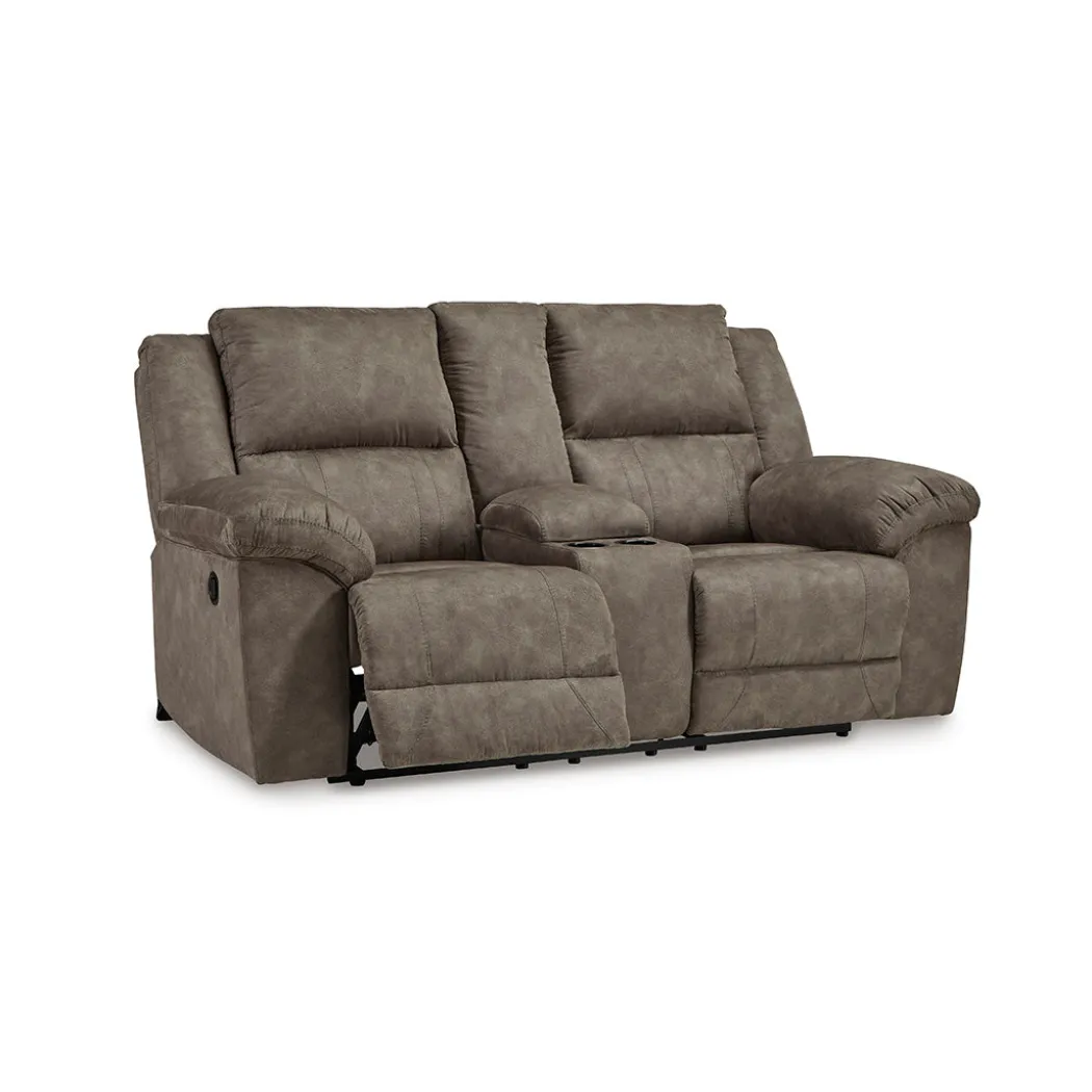 Laresview Reclining Loveseat with Console