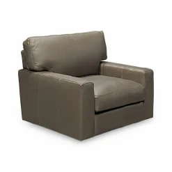 Layla Leather Swivel Chair