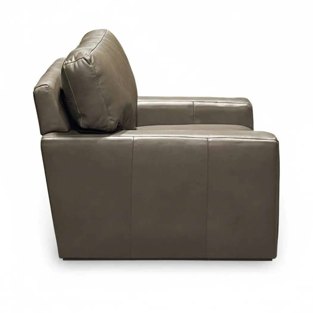 Layla Leather Swivel Chair
