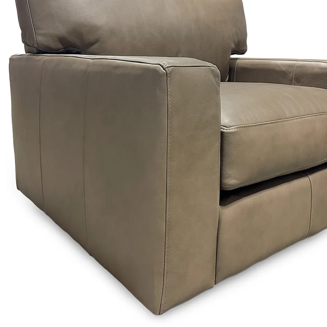 Layla Leather Swivel Chair