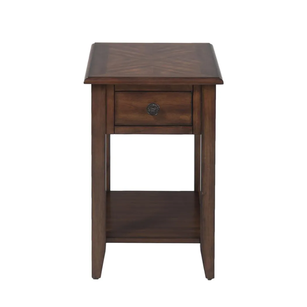 Lenore Side Table - Brown