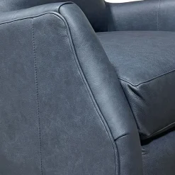 Lisa Leather Swivel Glider