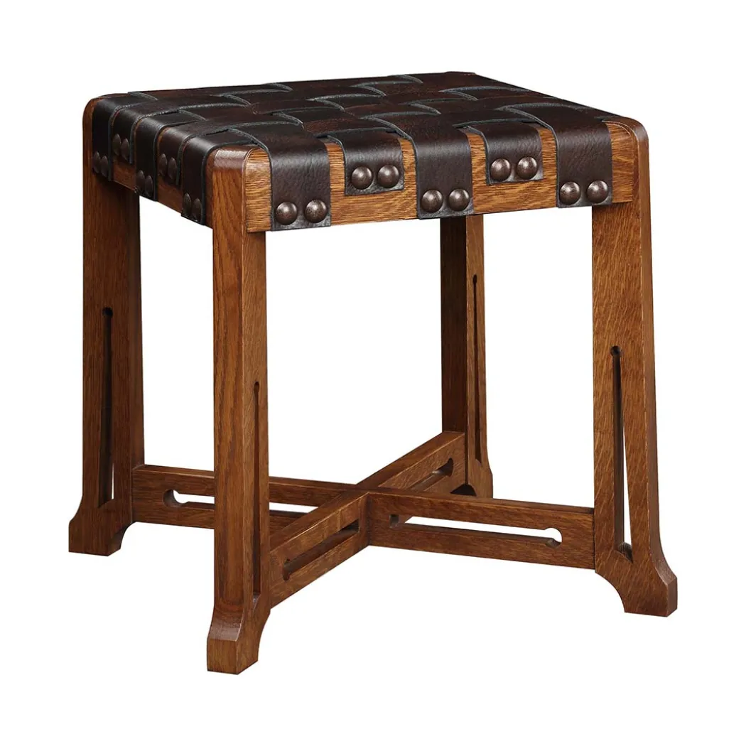 Little Treasures Leather Strap Stool