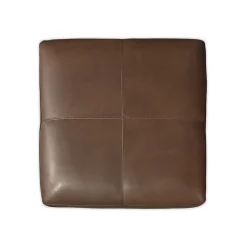Livorno Leather Large Ottoman