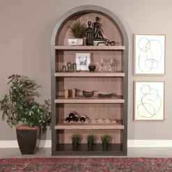 Logan Arched Bookcase