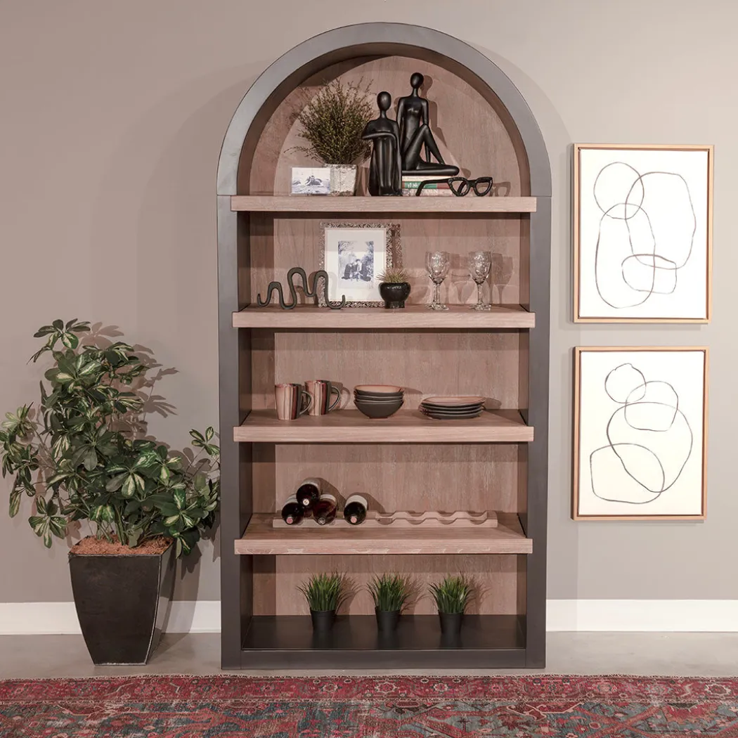 Logan Arched Bookcase