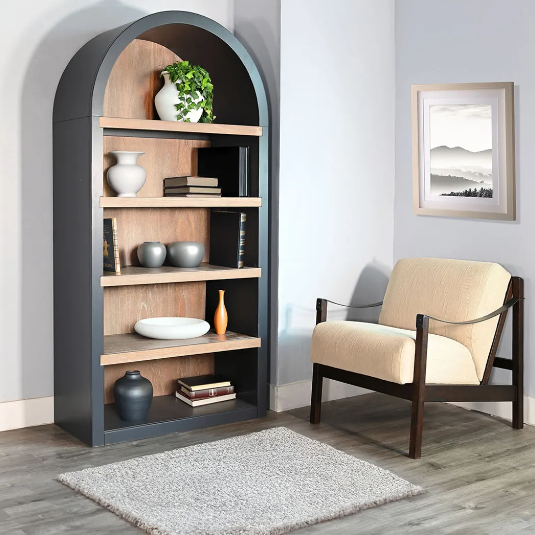 Logan Arched Bookcase