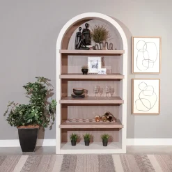Logan Arched Bookcase