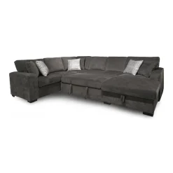 Lucy Pop Up Sectional with Storage Chaise